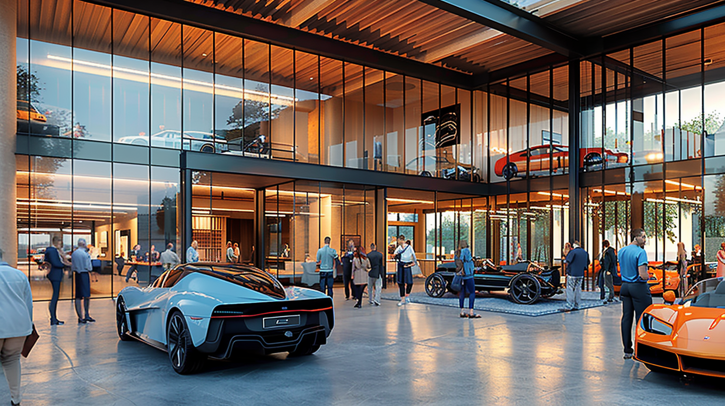 ALPSDRIVE Garage mit Fahrzeugen und großzügigen Stellflächen